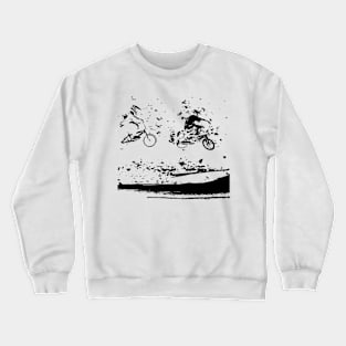 bmx race Crewneck Sweatshirt